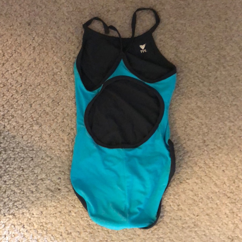 TYR racerback one piece swim suit.